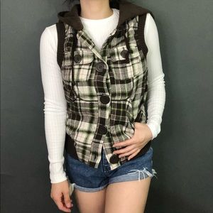 Plaid vest